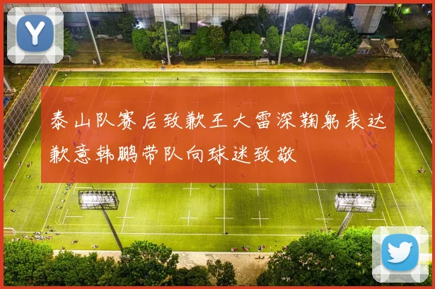 泰山队赛后致歉王大雷深鞠躬表达歉意韩鹏带队向球迷致敬